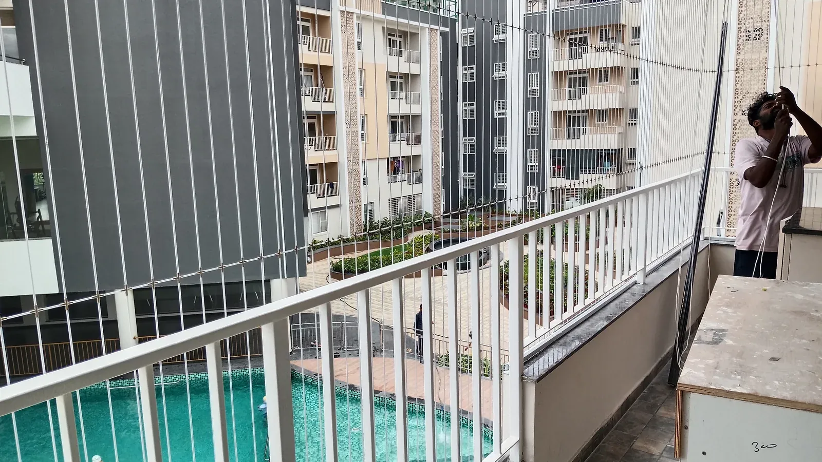 Invisible Grills in Begumpet for balconies and windows