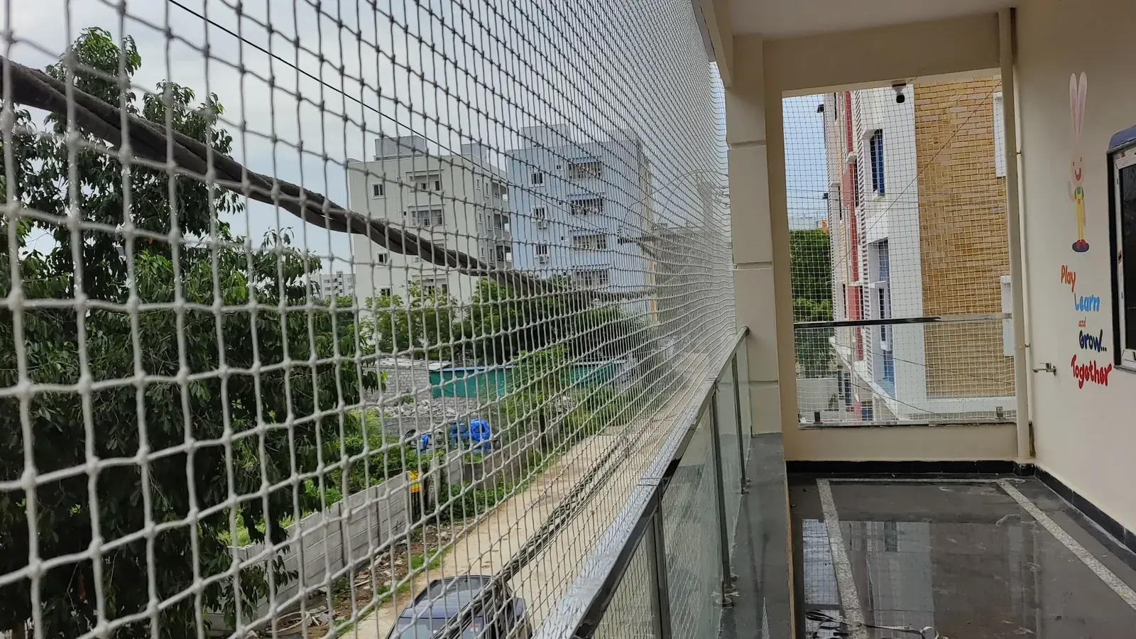 Safety Nets in Gachibowli for apartment balconies and windows
