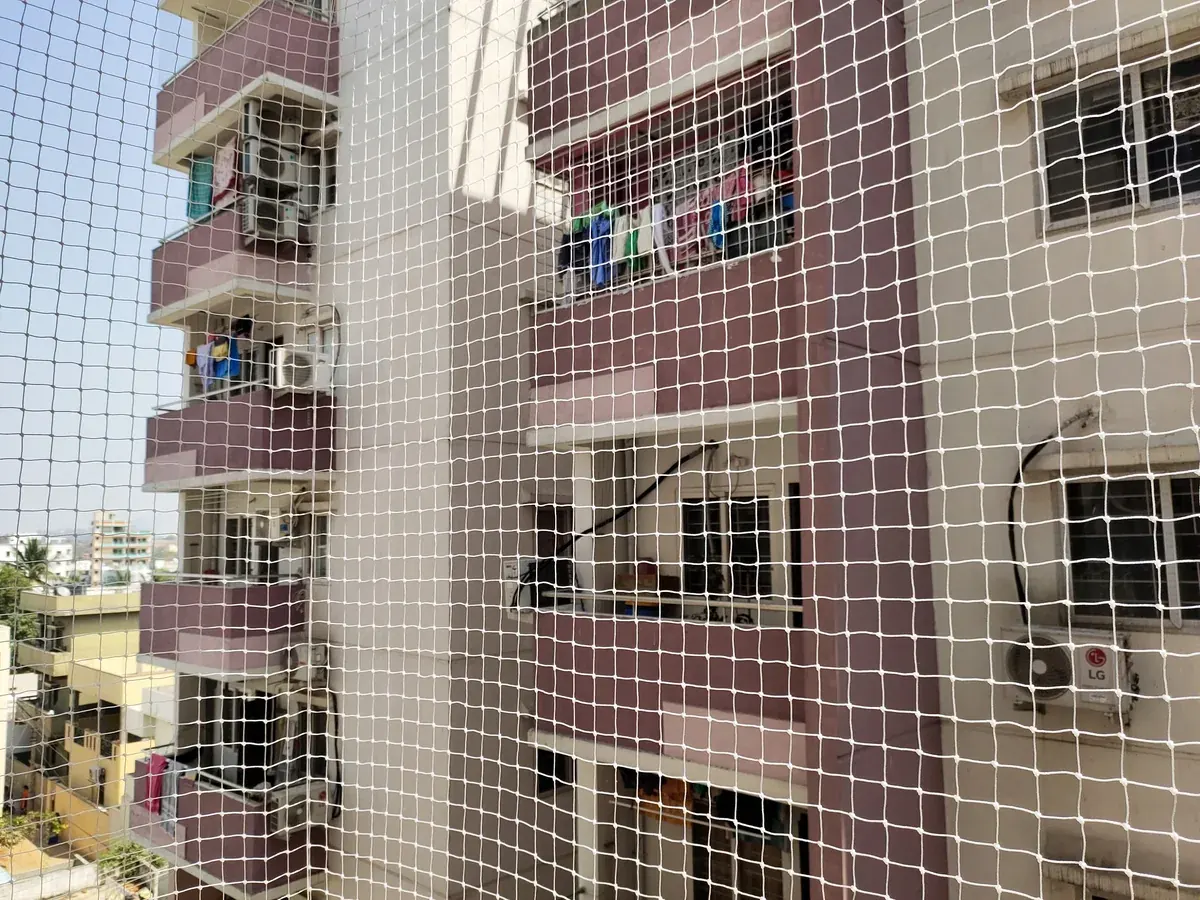 Pigeon Nets for a Jubilee Hills balcony