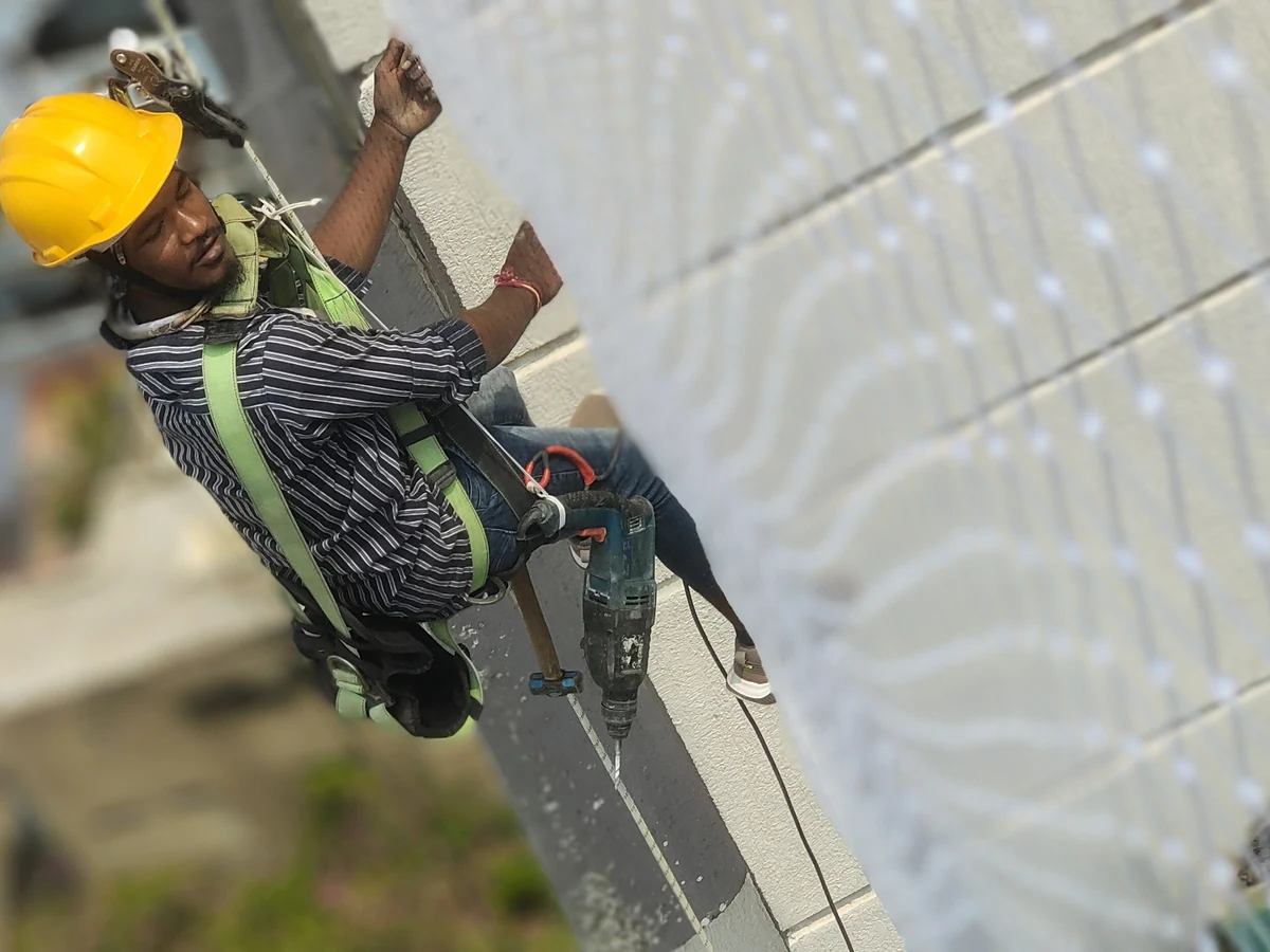 Safety Net installation at Kukatpally apartment