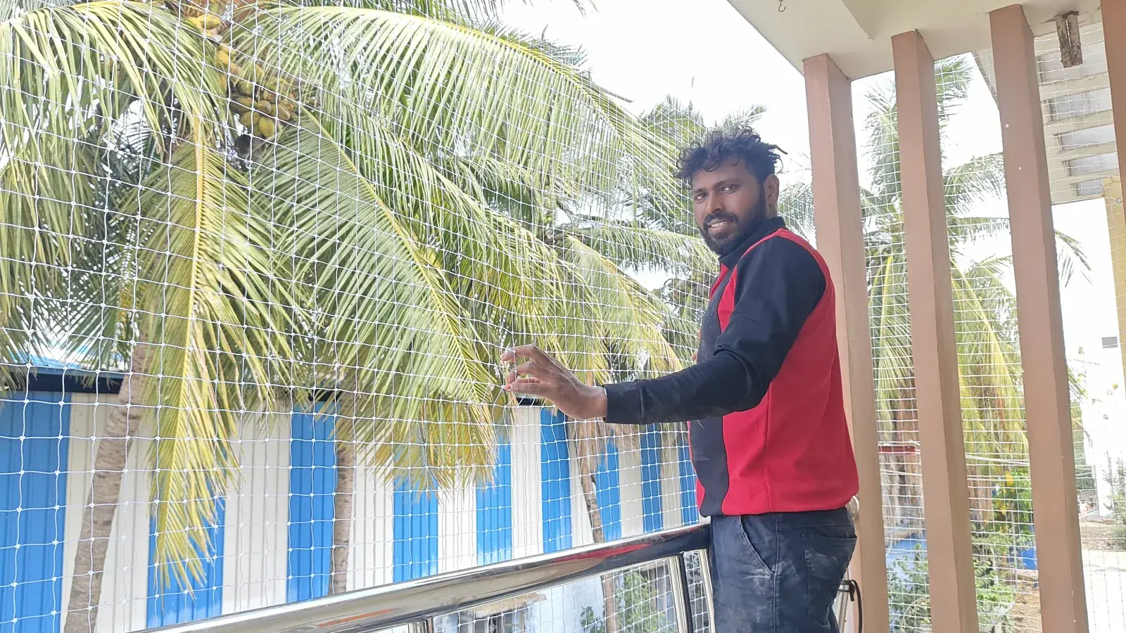 Invisible Grills in Nallagandla for apartment balconies and windows