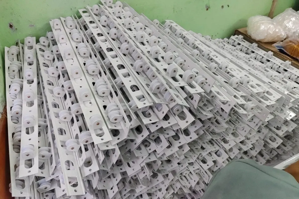 Utility Area Cloth Hangers in Uppal apartment